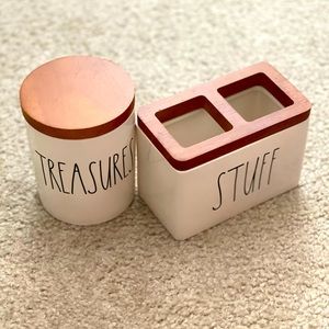 RAE DUNN bathroom set